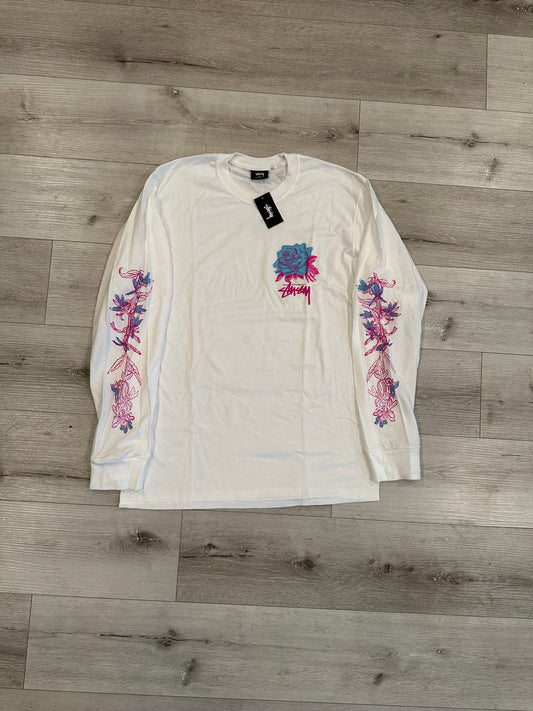 (M) STUSSY ROSEBUD LS SHIRT 21x30