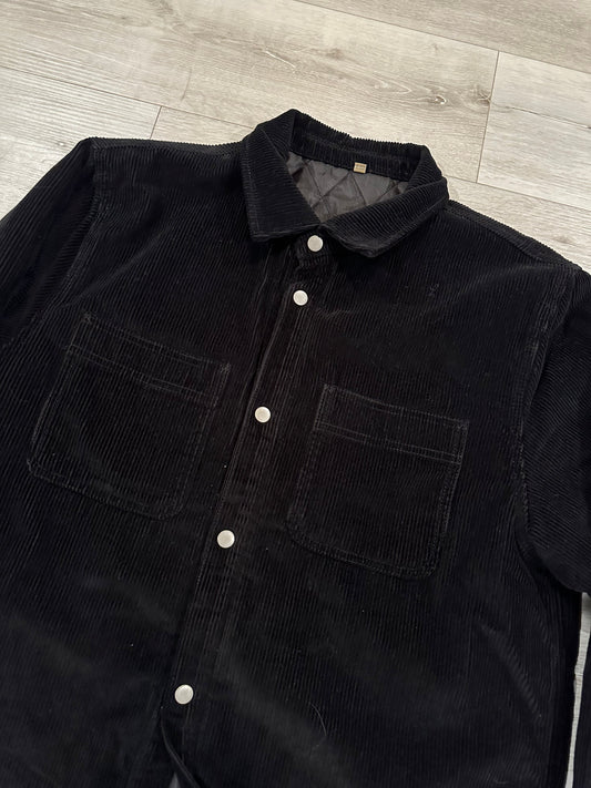 (L) Stussy Cord Quilted Overshirt