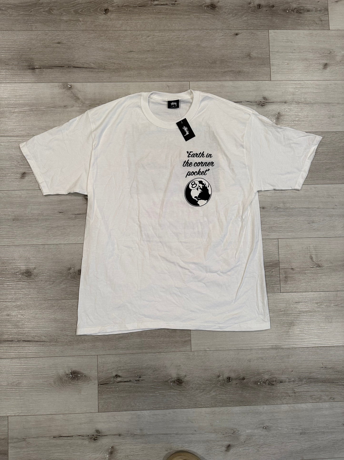 (XL) STUSSY smash racism SHIRT