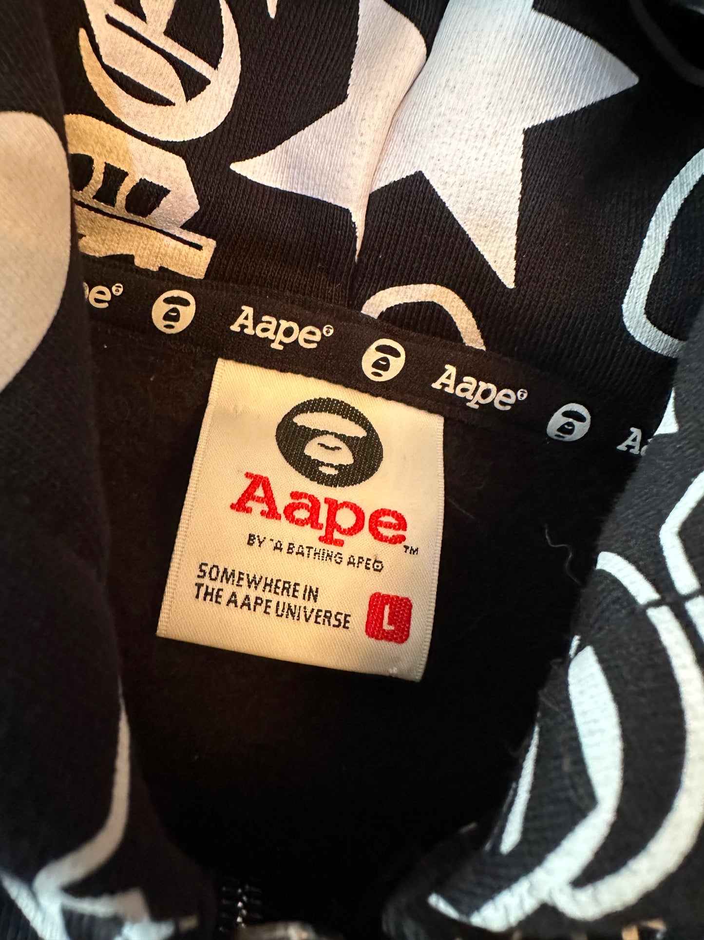 Y2k bape/aape zip up hoodie
