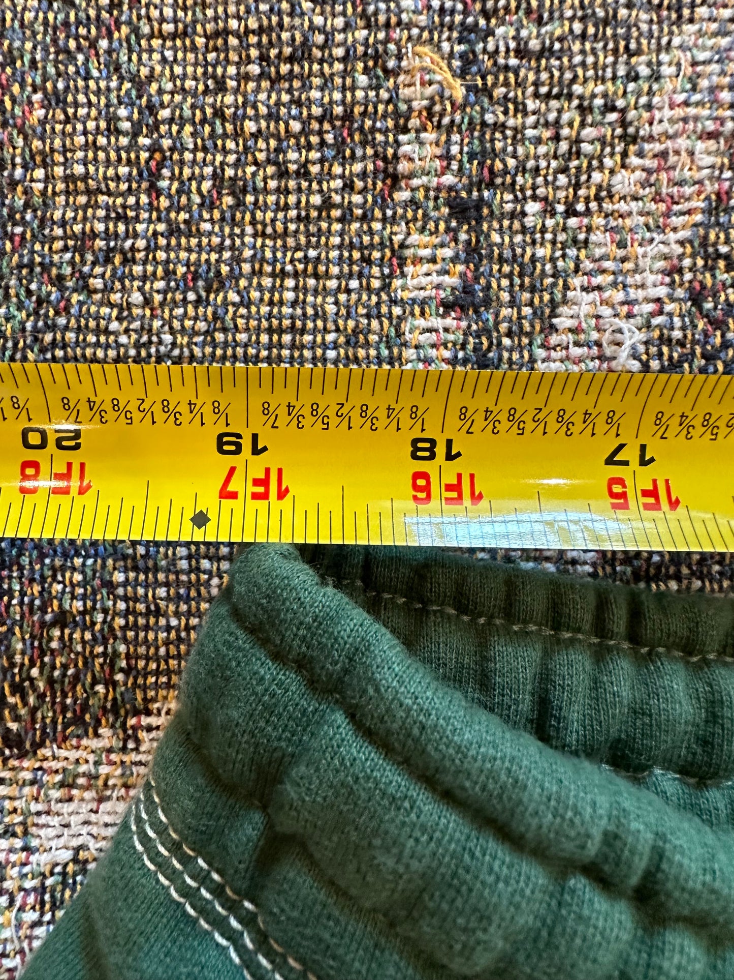 Stussy contrast stitch label pants
