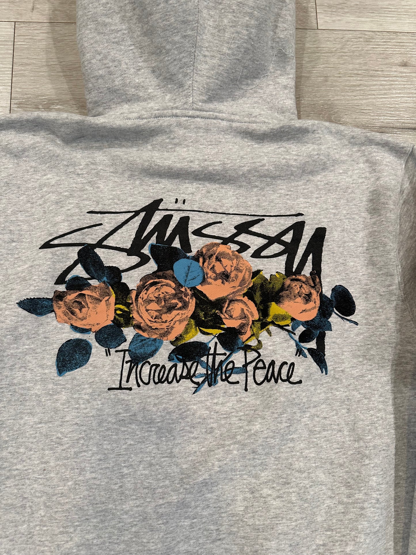 (M) STUSSY ITP ROSES HOODIE 23x26.5