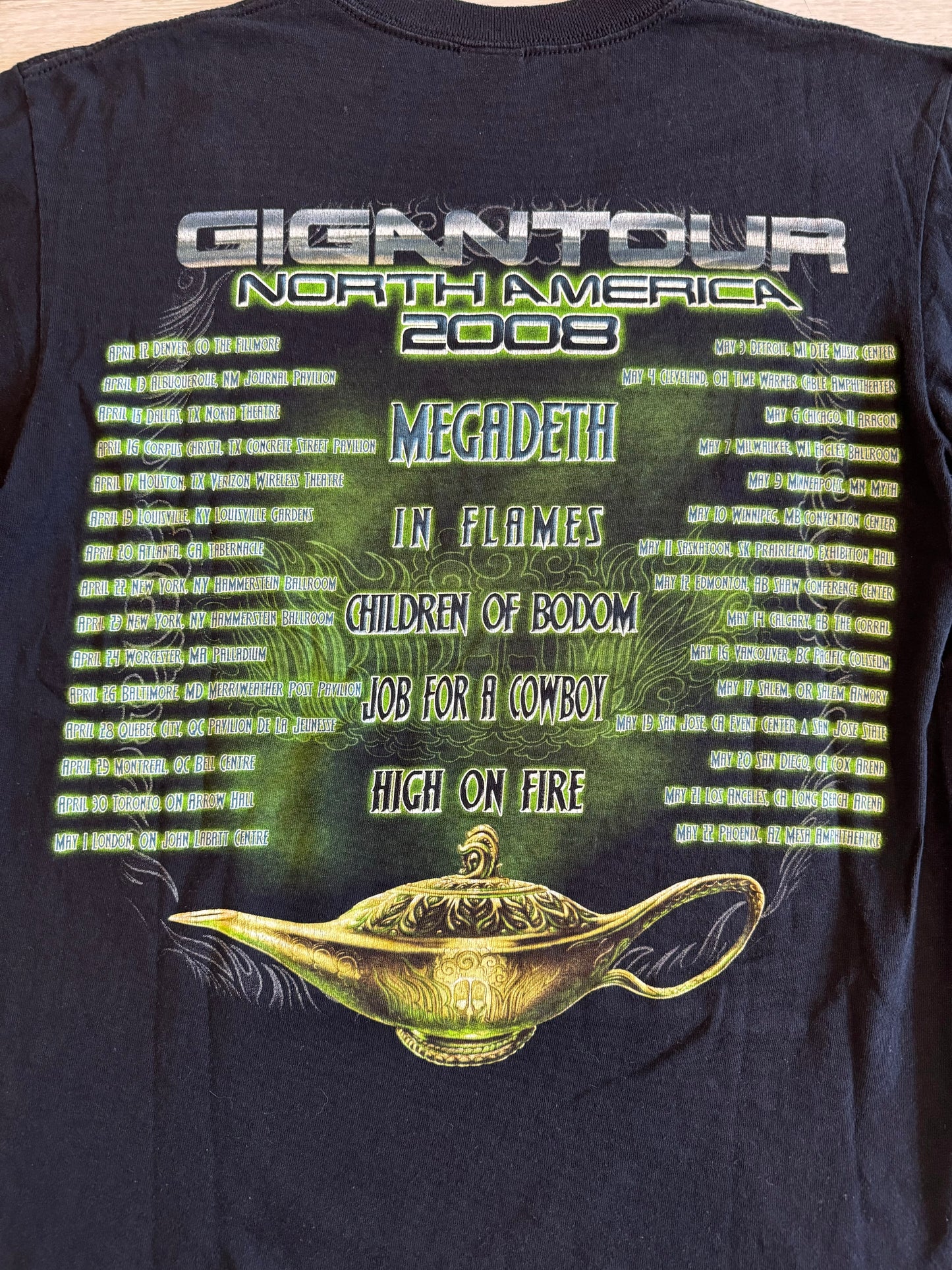 2008 Gigan tour tee