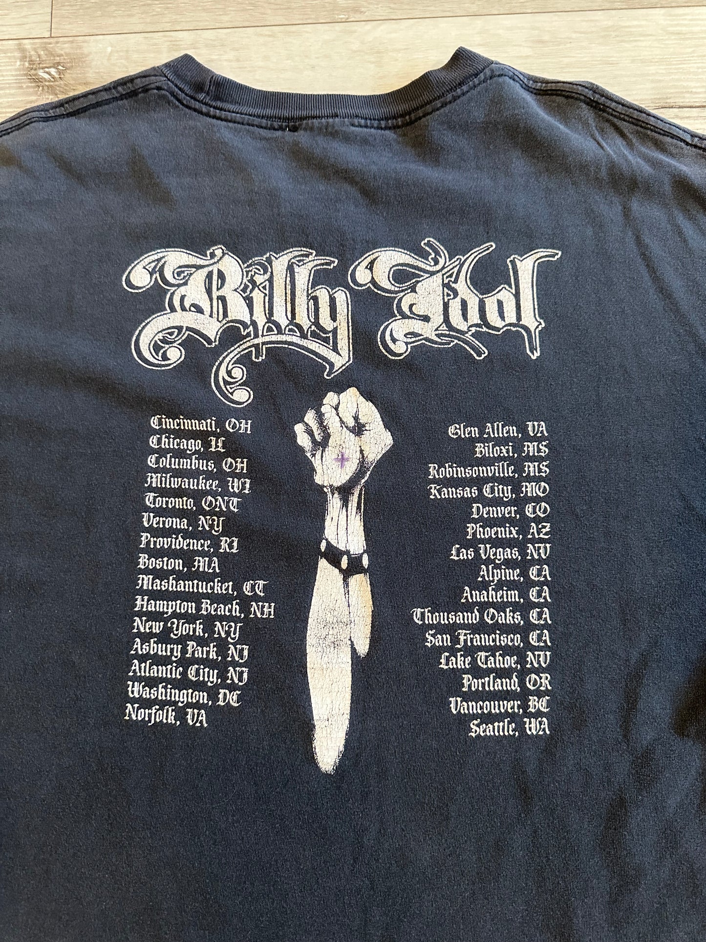 Billy Idol "IDOL/STEVENS" Concert Tour Tee