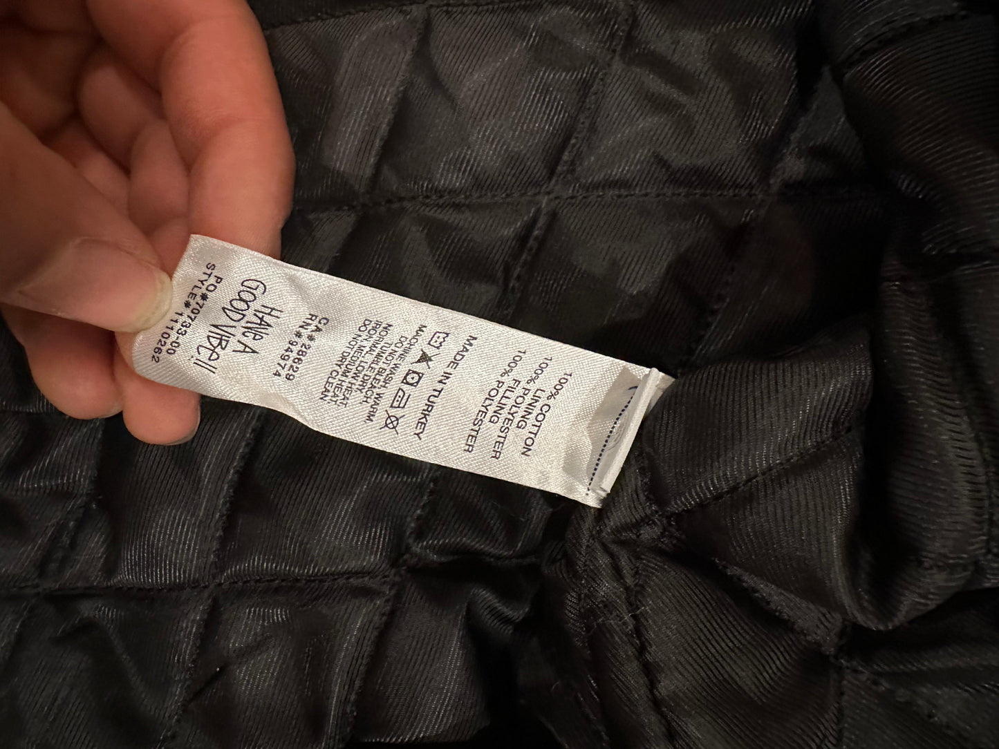 (L) Stussy Cord Quilted Overshirt