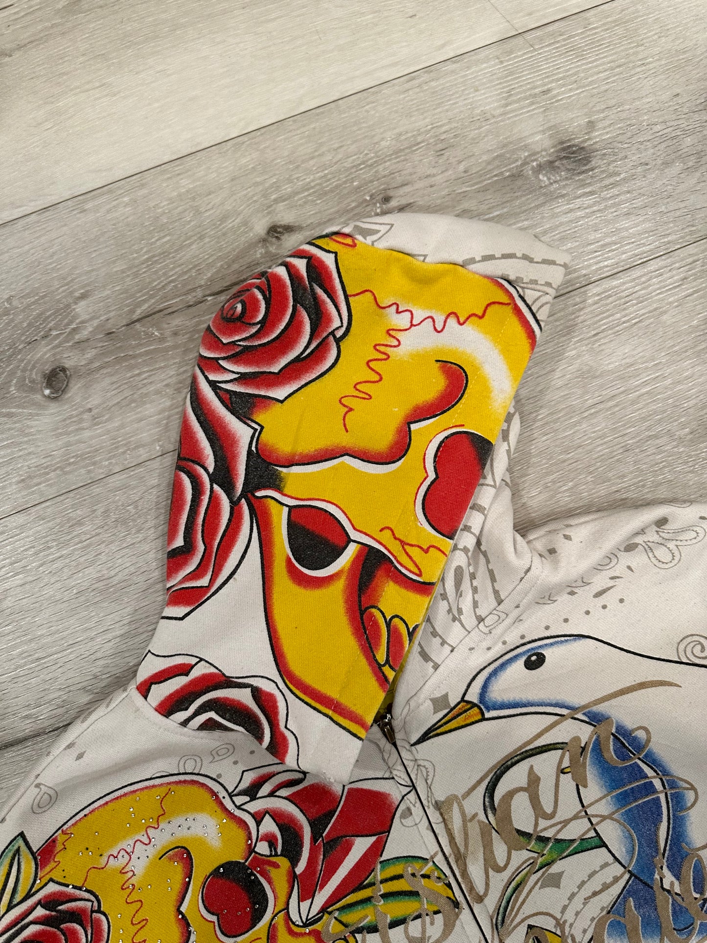Christian audigier ed hardy zip up hoodie