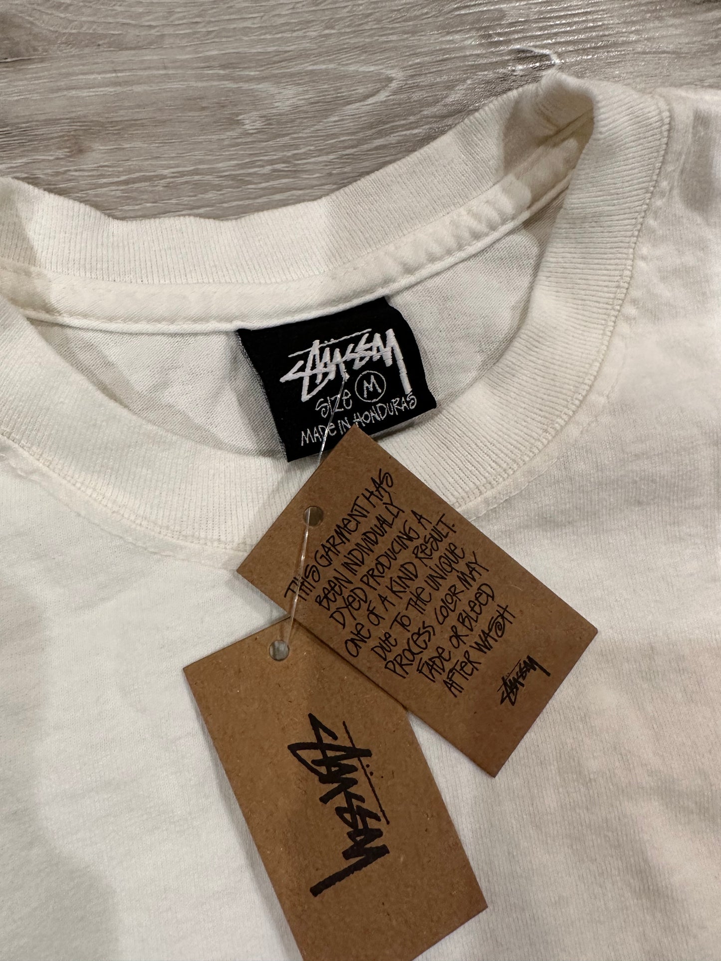 (M) STUSSY SHIRT pigment dyed 21.5x28