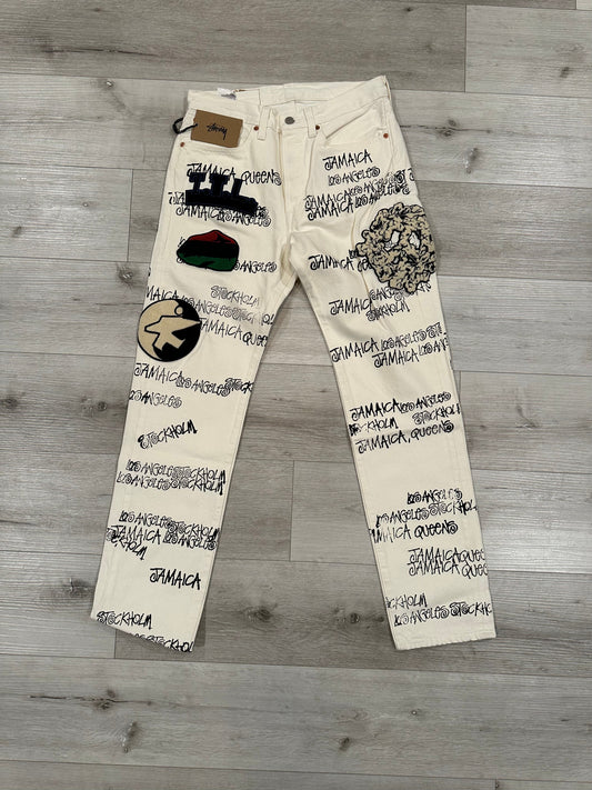 (30) Stussy X denim tears X Levi’s pants