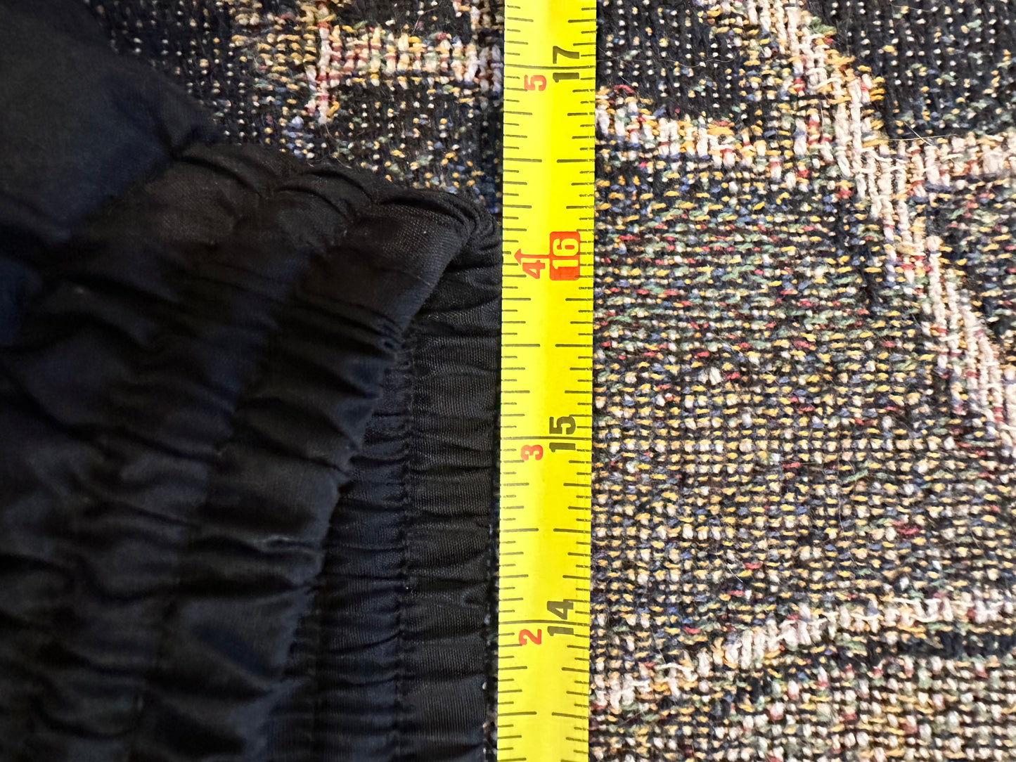 Baggy black nylon pants