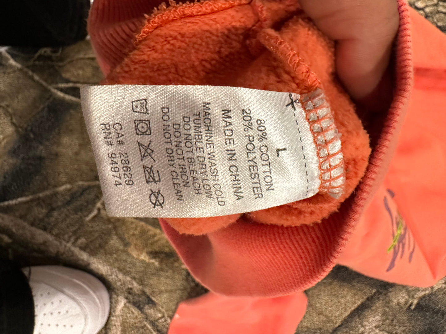 Stussy crewneck sweatshirt coral