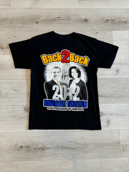 2012 Obama back2back tee