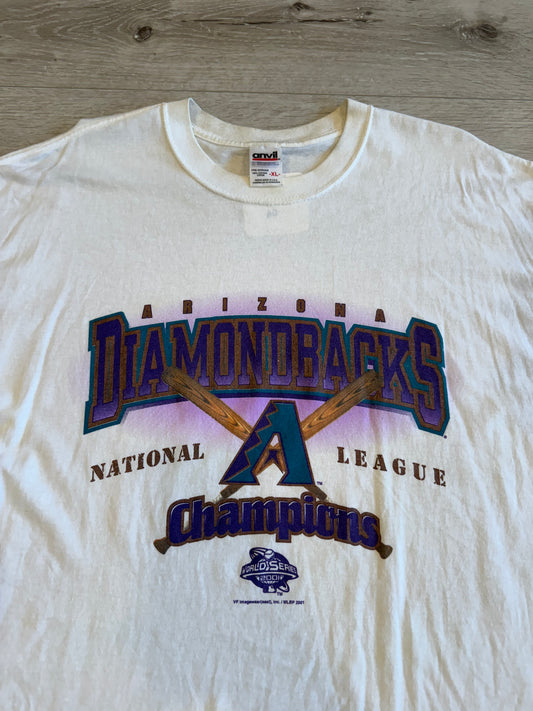 2001 Arizona Diamond Backs Baseball tee