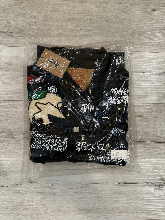 (L) Stussy X denim tears X Levi’s jacket