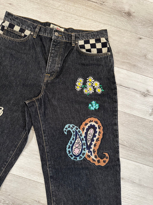 Stussy collab big ol jeans