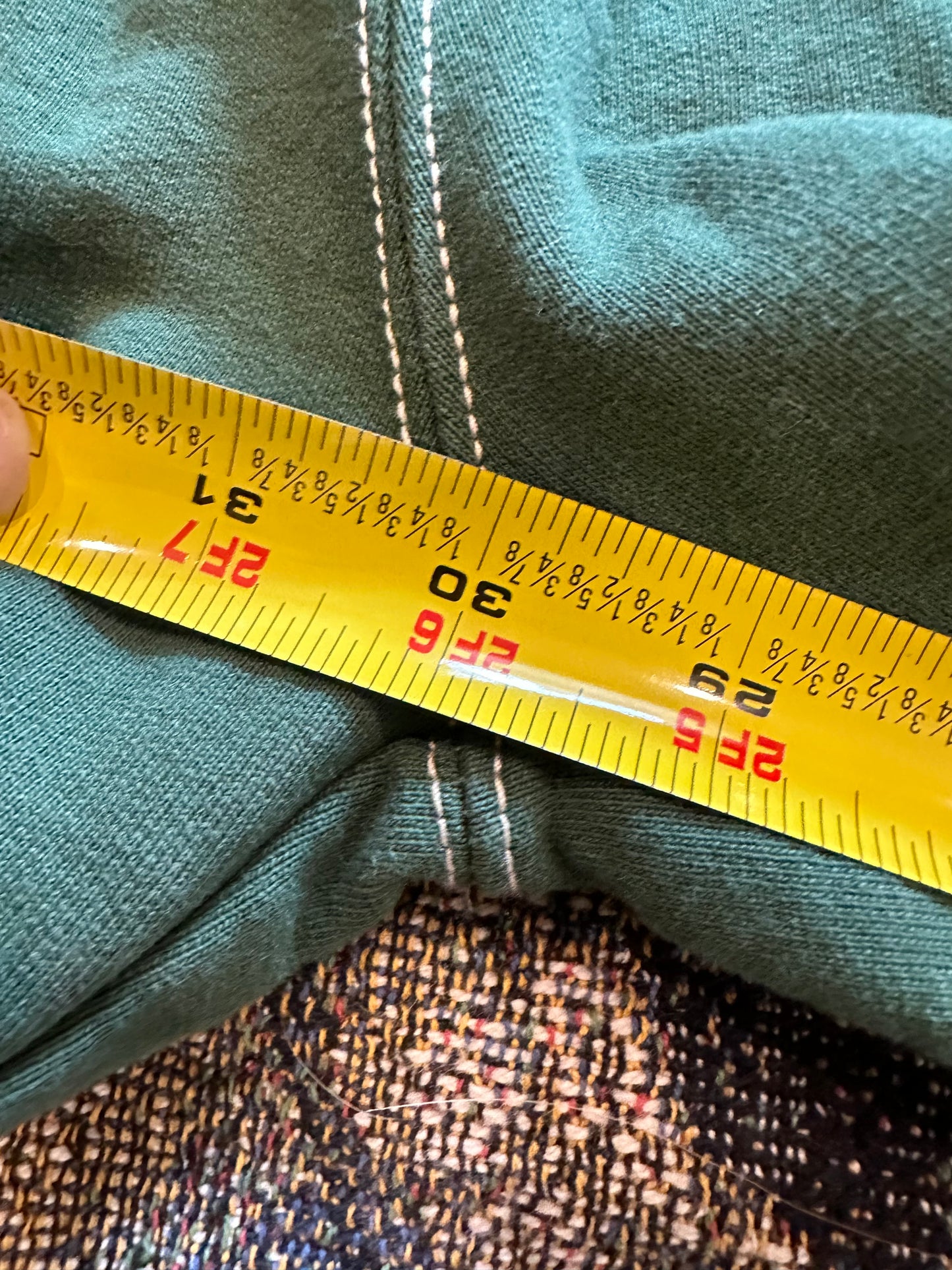 Stussy contrast stitch label pants