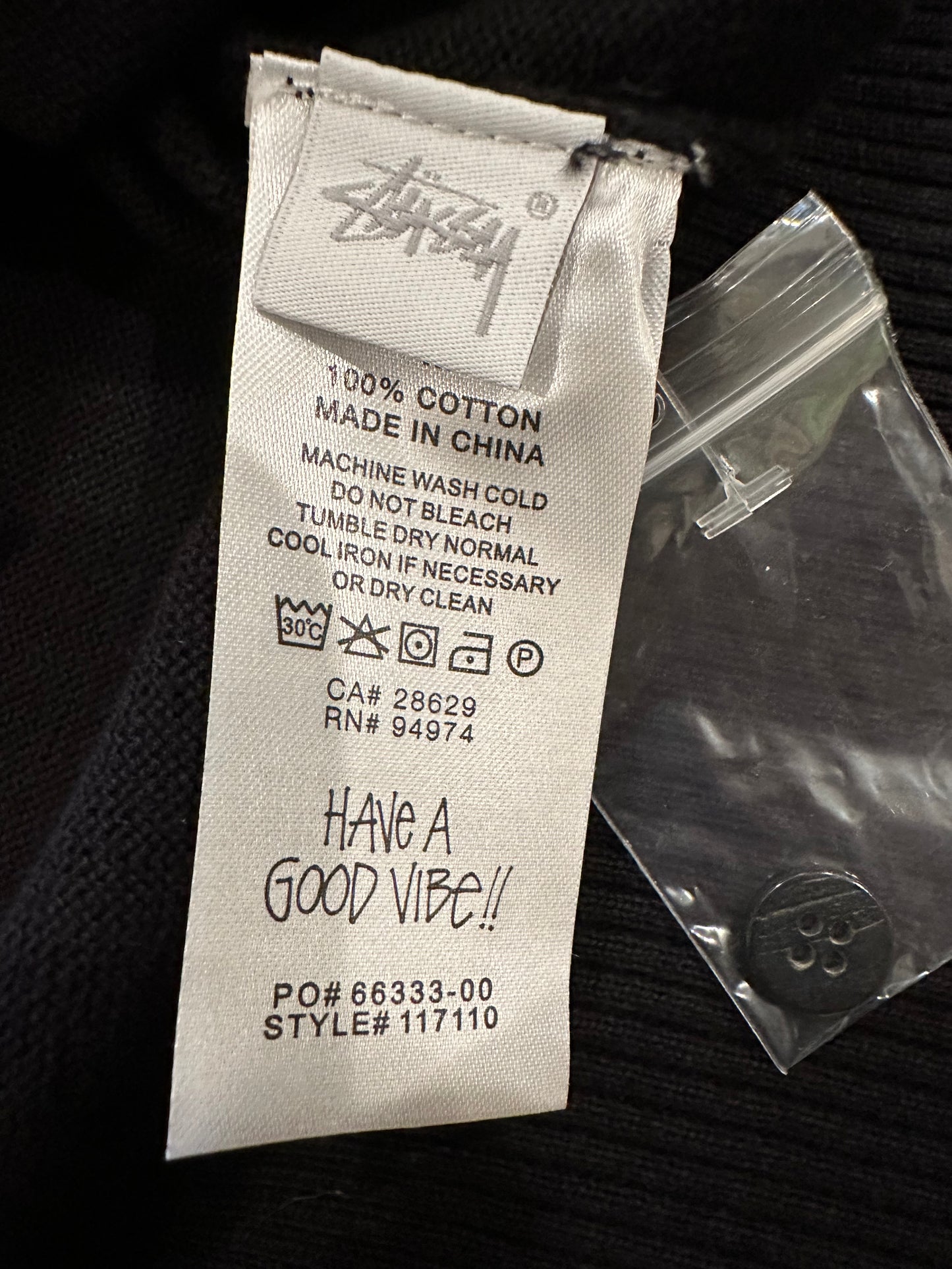 Stussy classic polo SS sweater