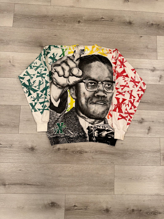 Vintage 90s Malcolm X sweatshirt