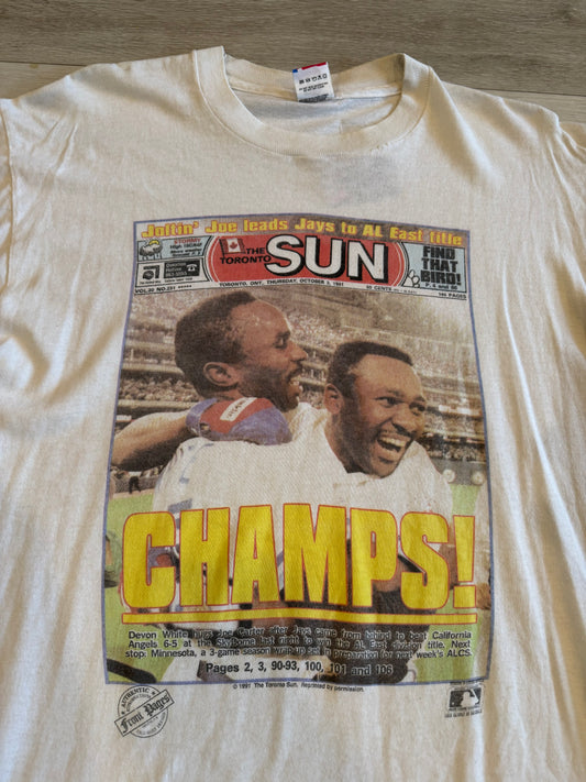 1991 Toronto Blue Jays Championship tee