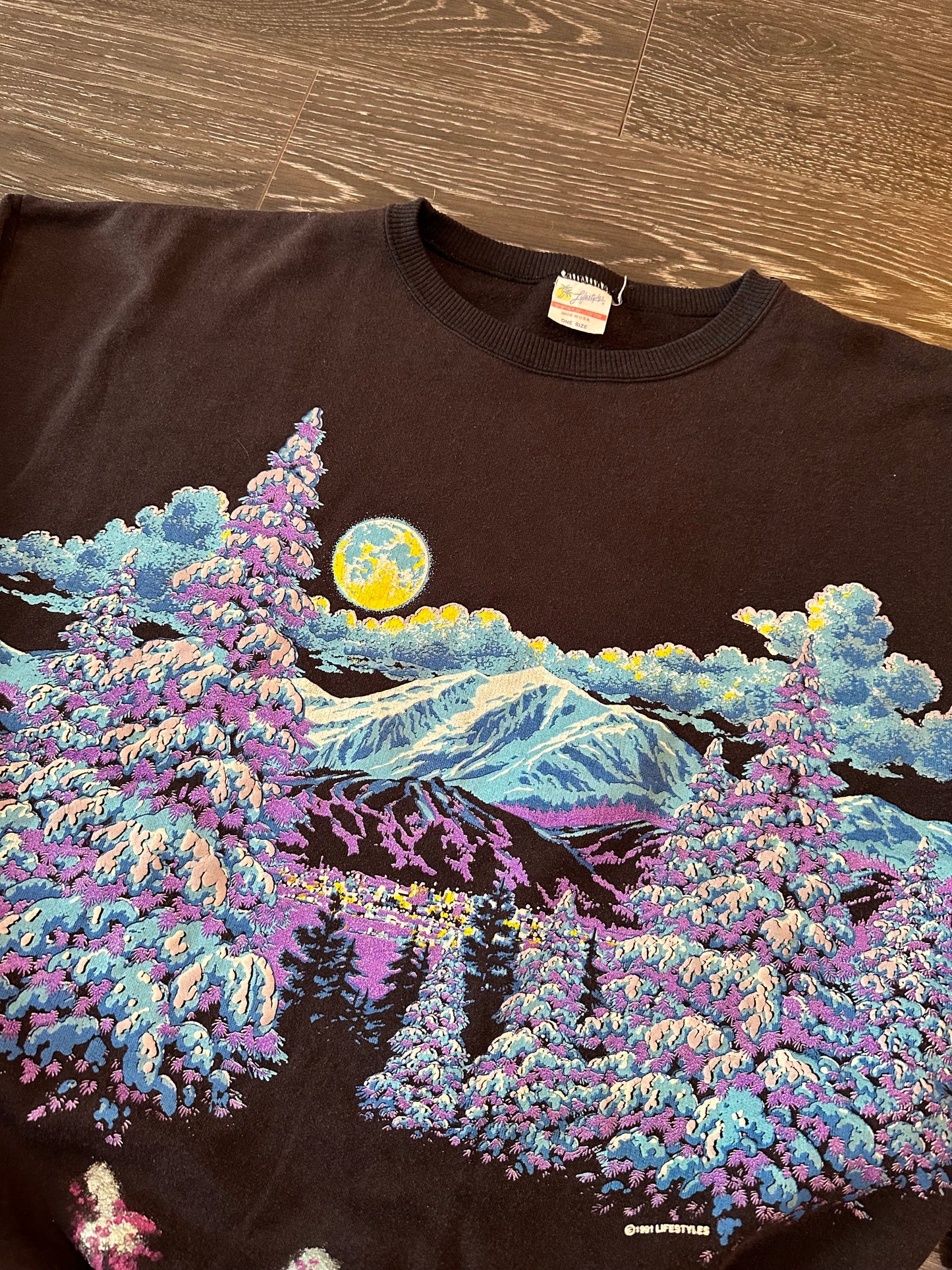Vintage winter sweatshirt 1991