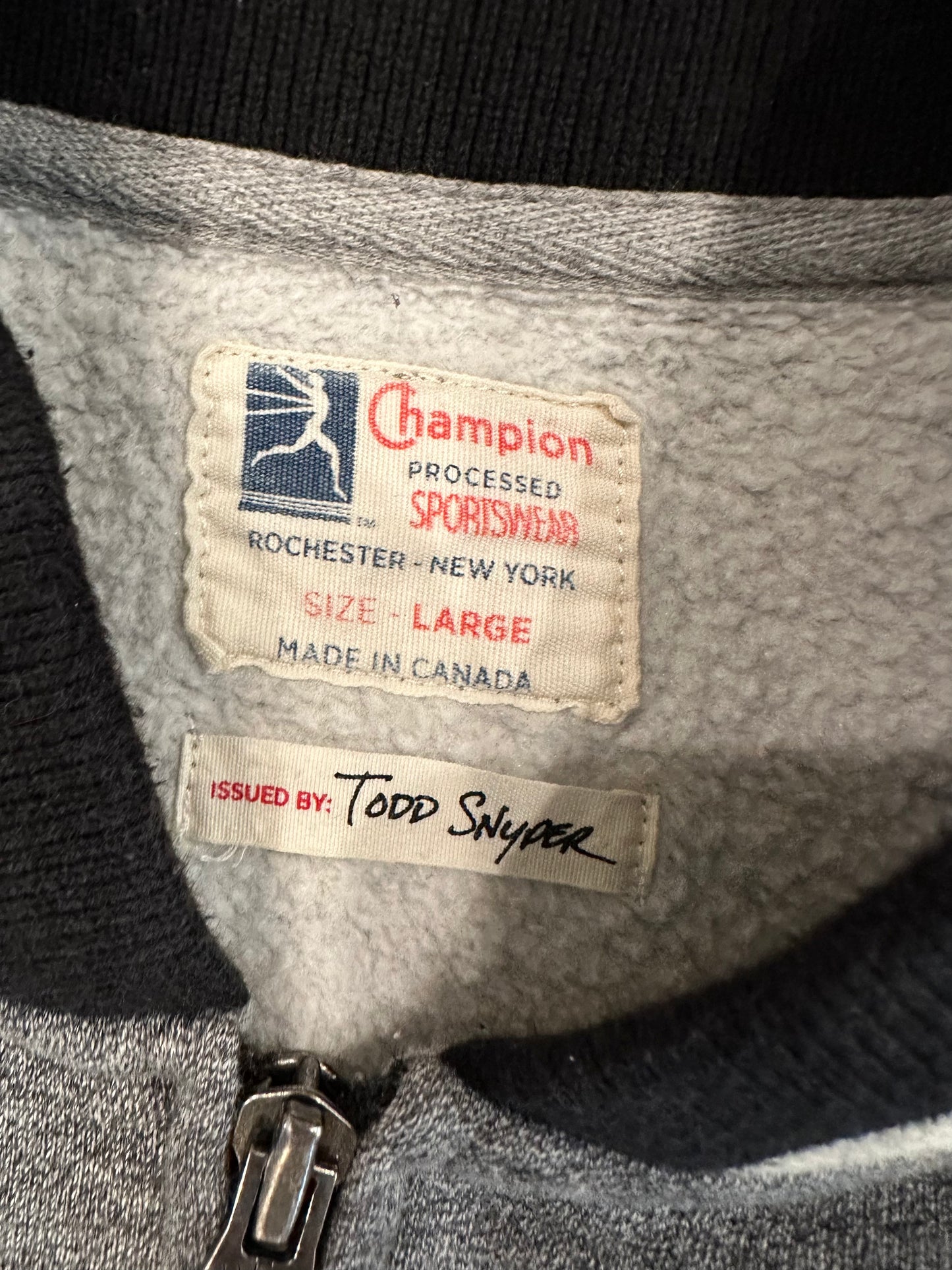Champion X Todd Snyder zip up