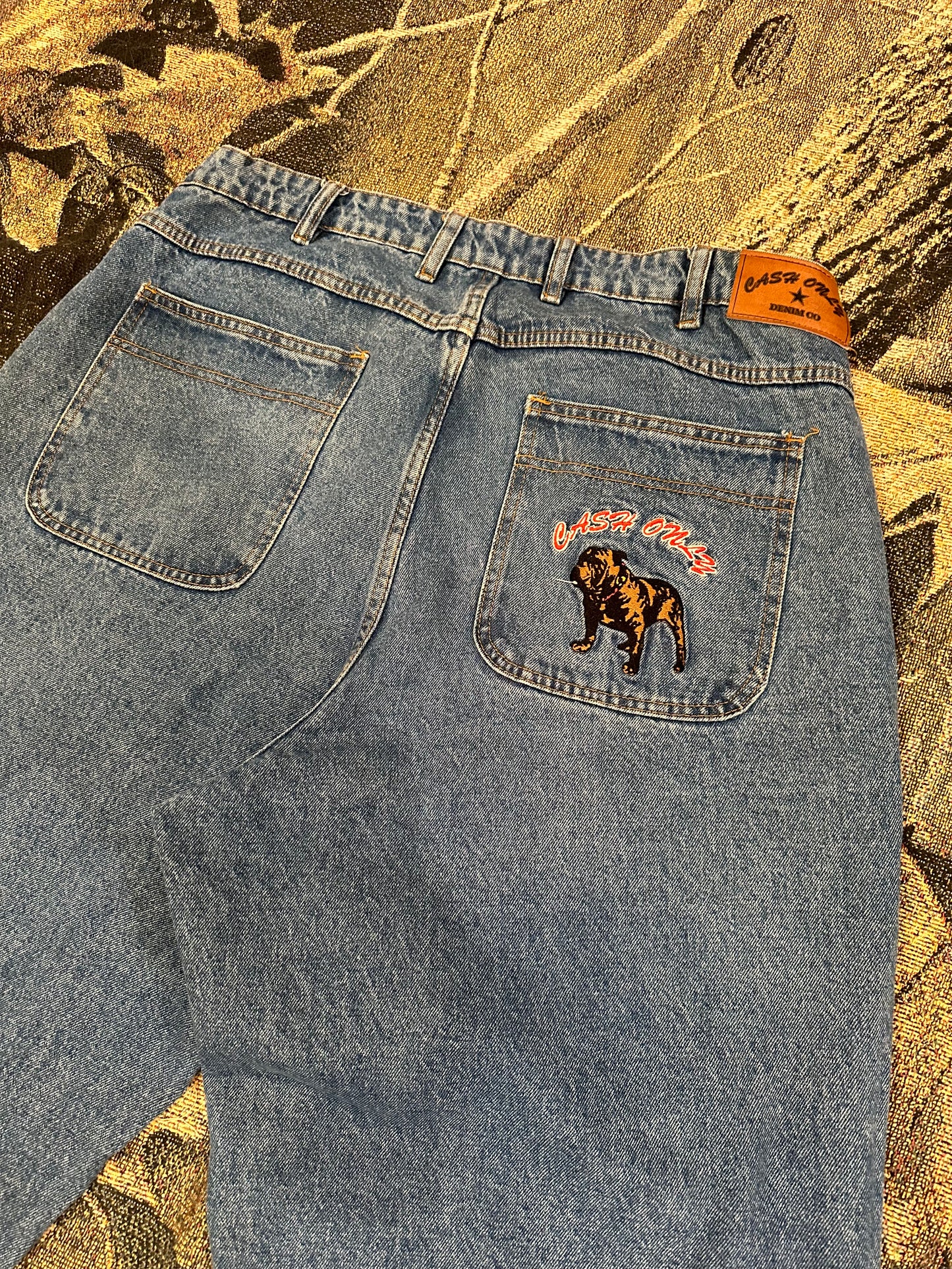 OG cash only denim baggy jeans