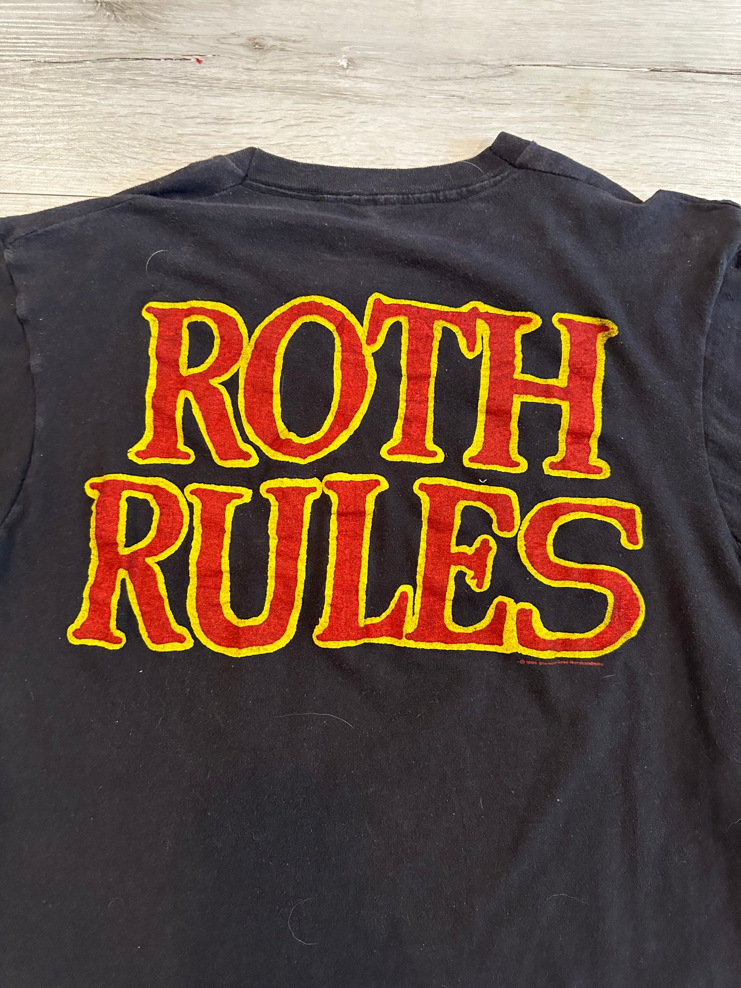 1986 David lee Roth eat em and smile tour tee