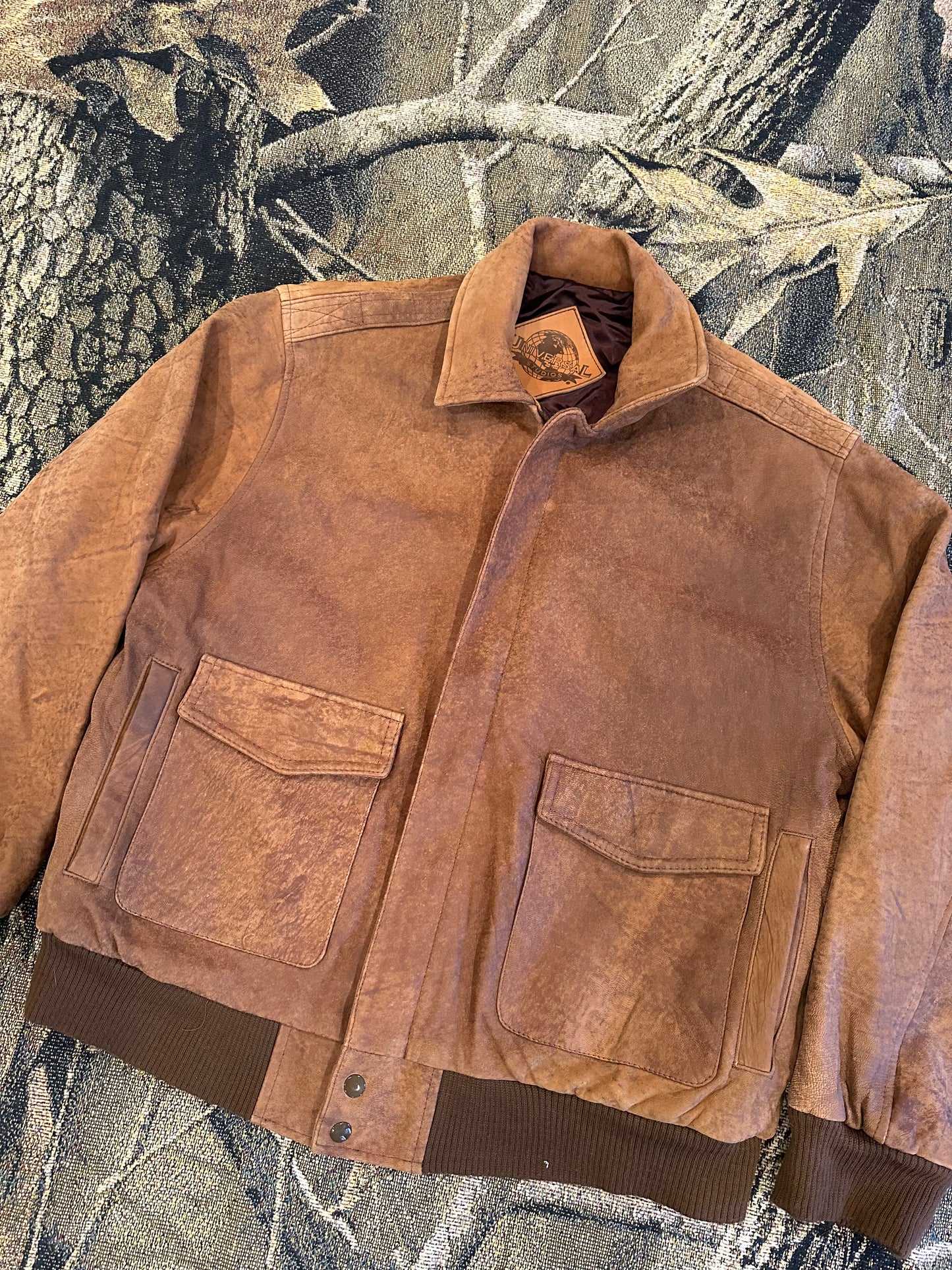 Universal studio leather jacket