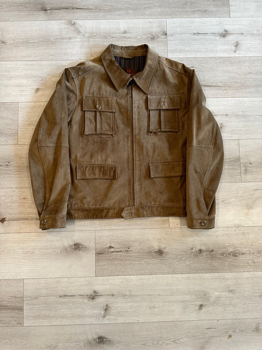 DANIER leather jacket (100% genuine leather)