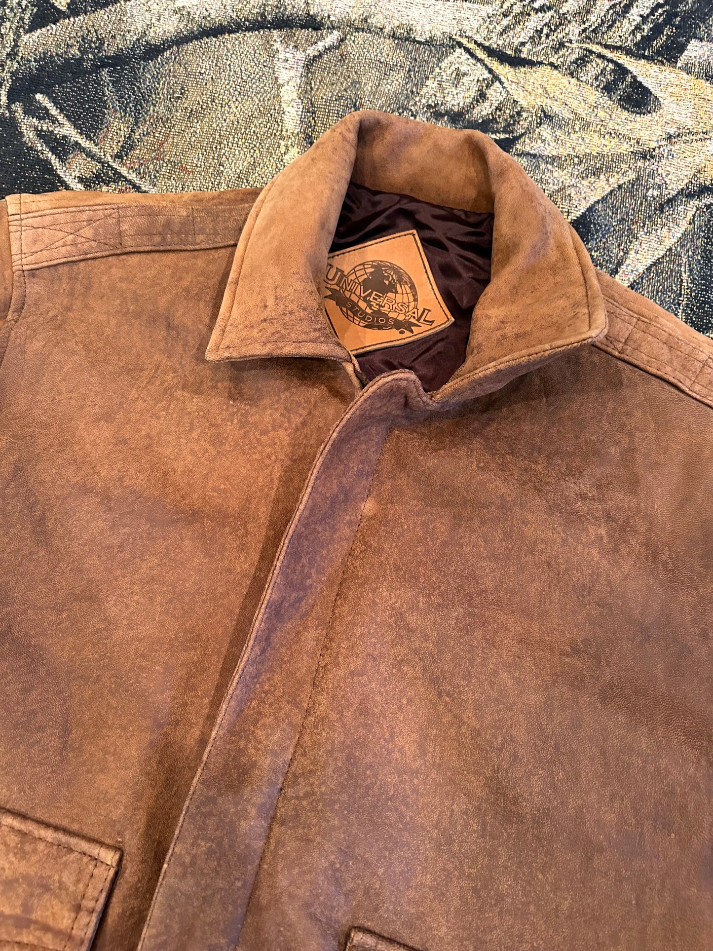 Universal studio leather jacket