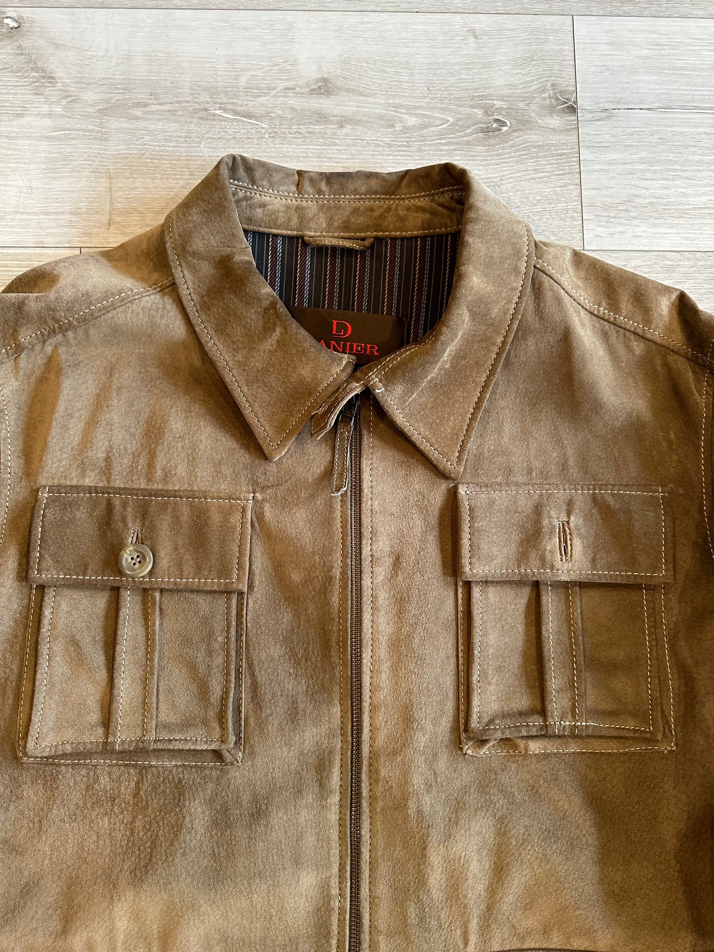DANIER leather jacket (100% genuine leather)