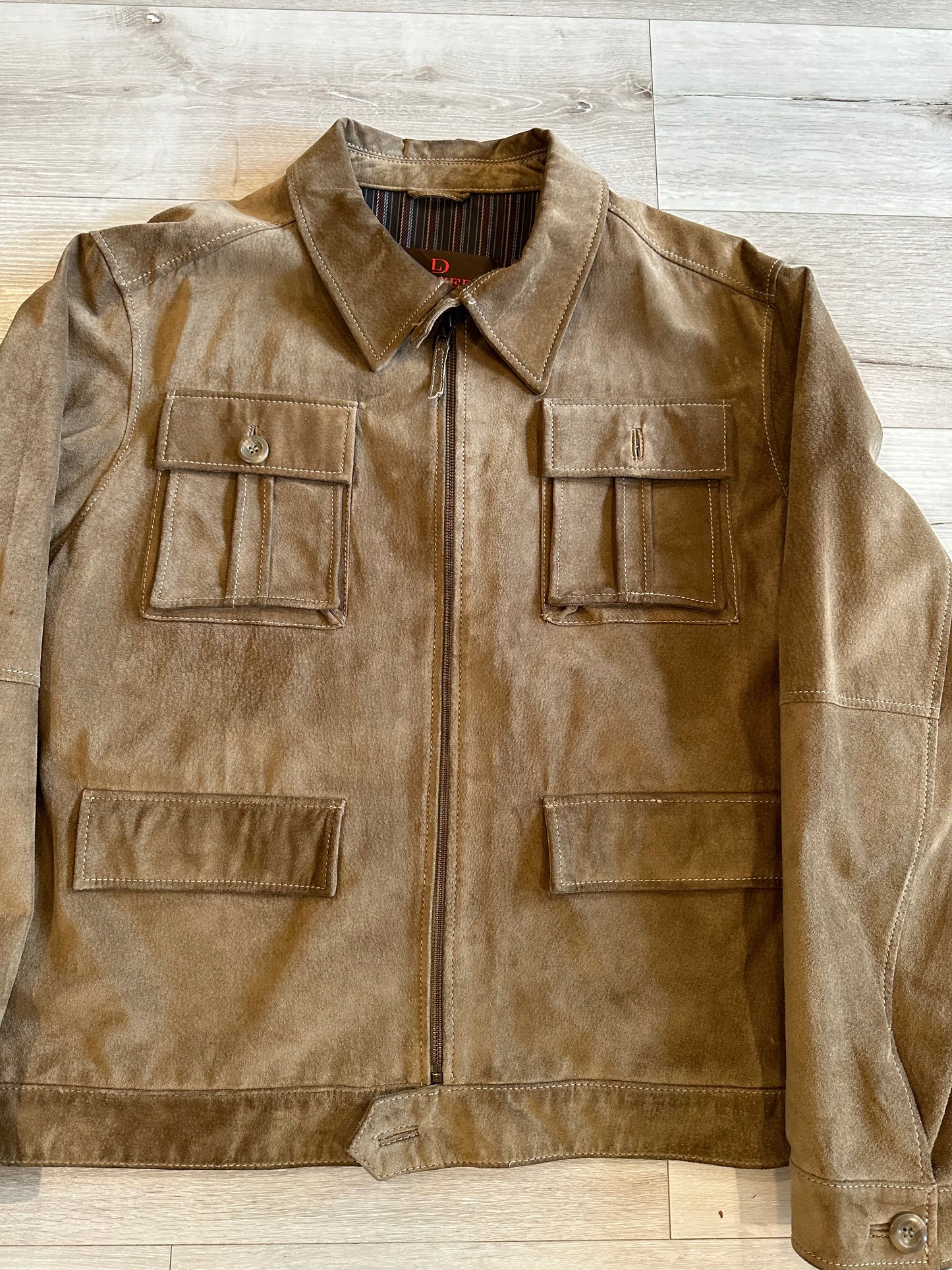 DANIER leather jacket (100% genuine leather)