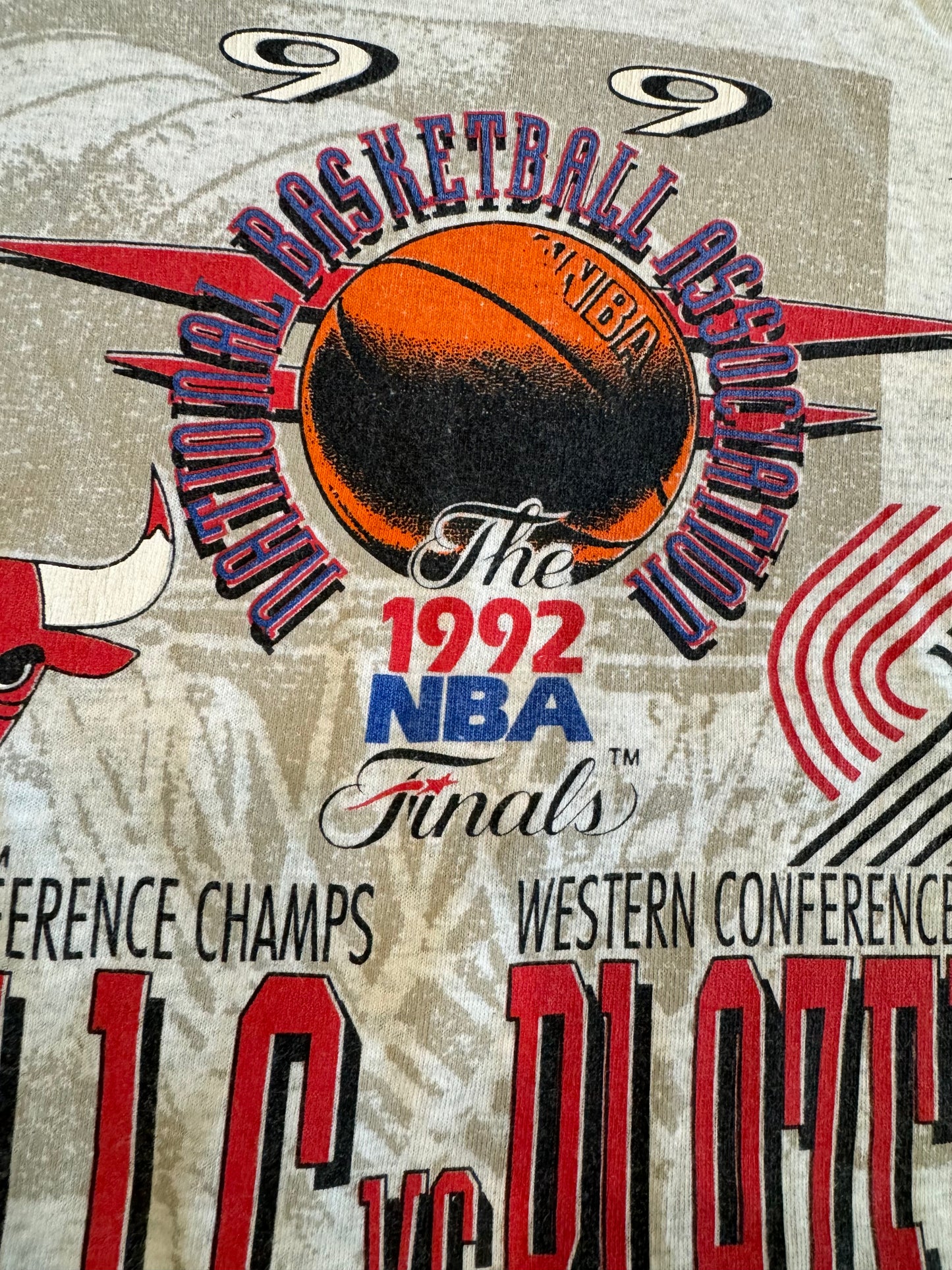 1992 Chicago bulls vs Portland trailblazers finals