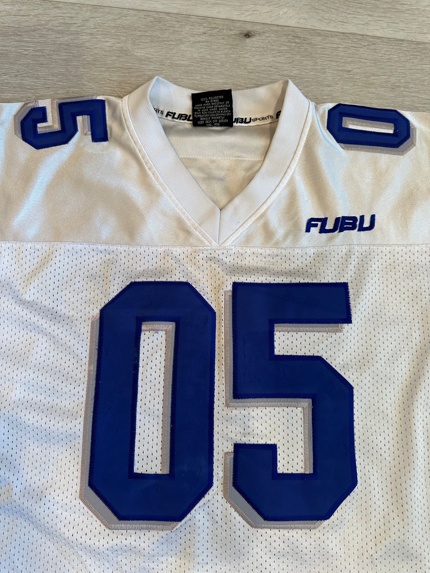 Y2k FUBU American football jersey