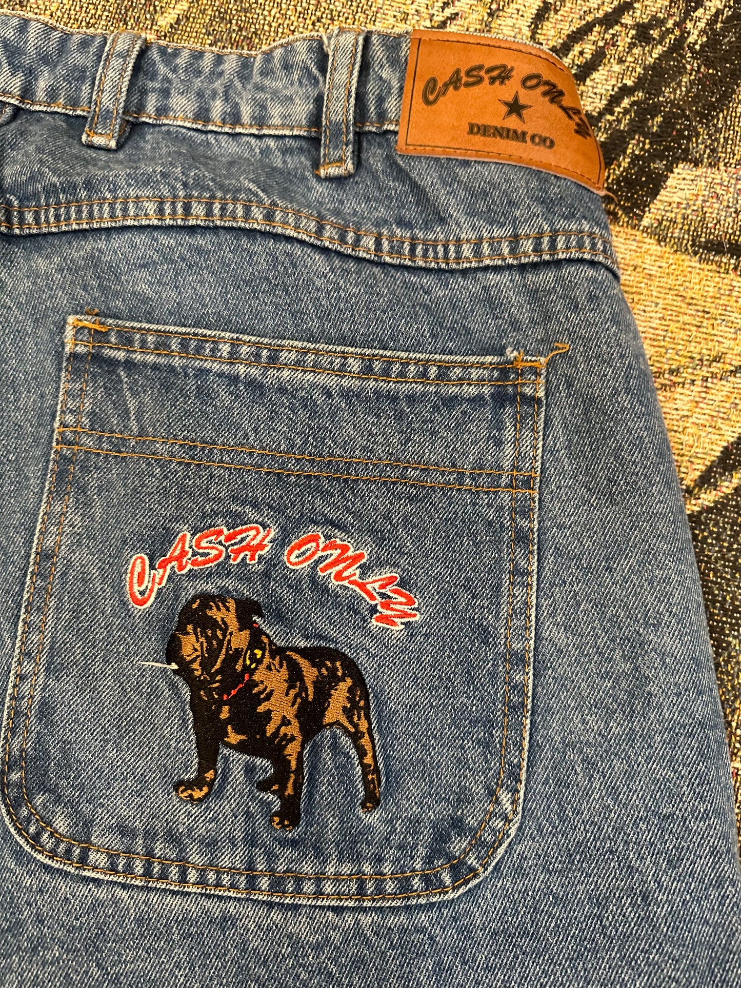 OG cash only denim baggy jeans