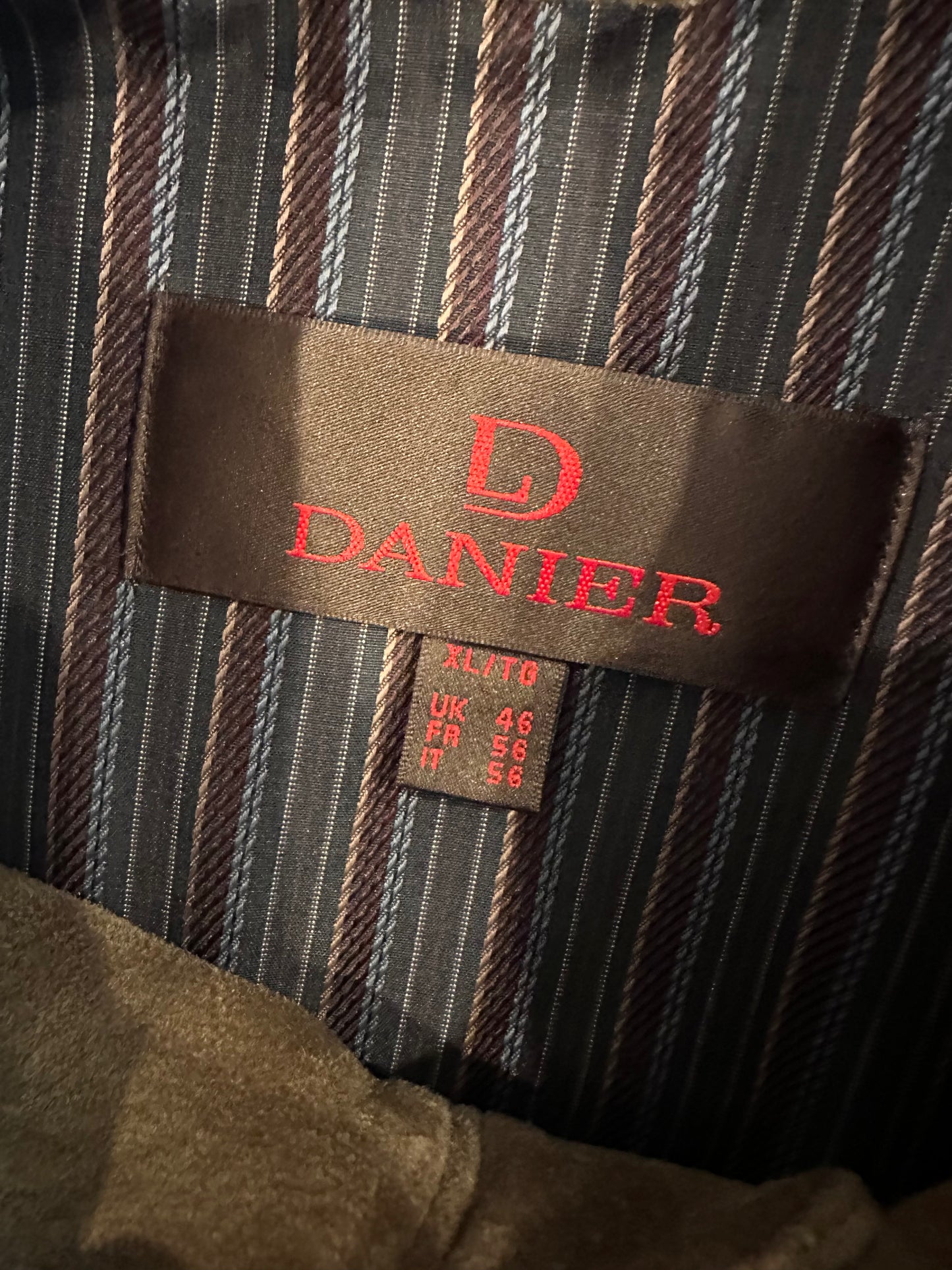 DANIER leather jacket (100% genuine leather)