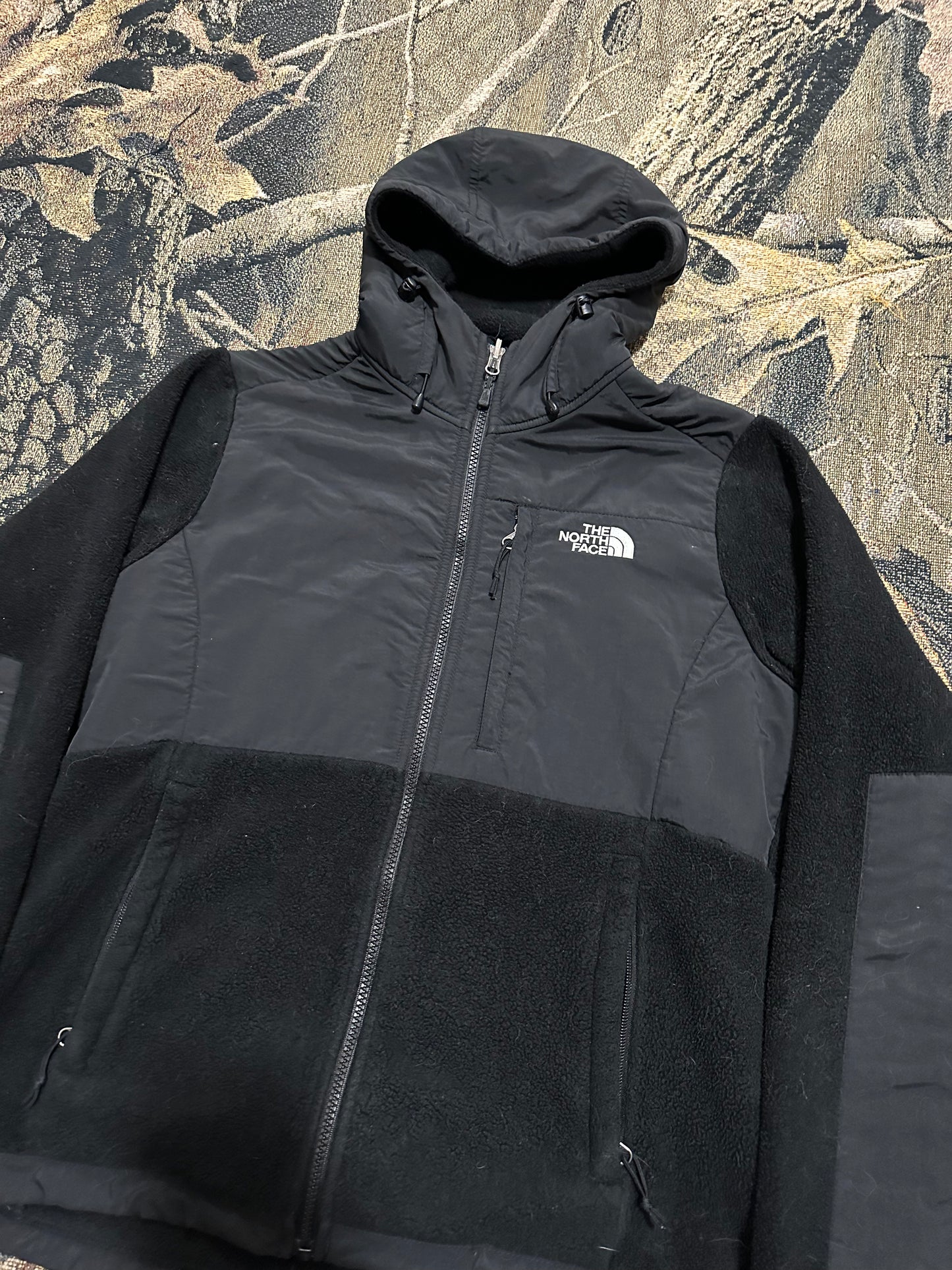North face fleece Denali with hood