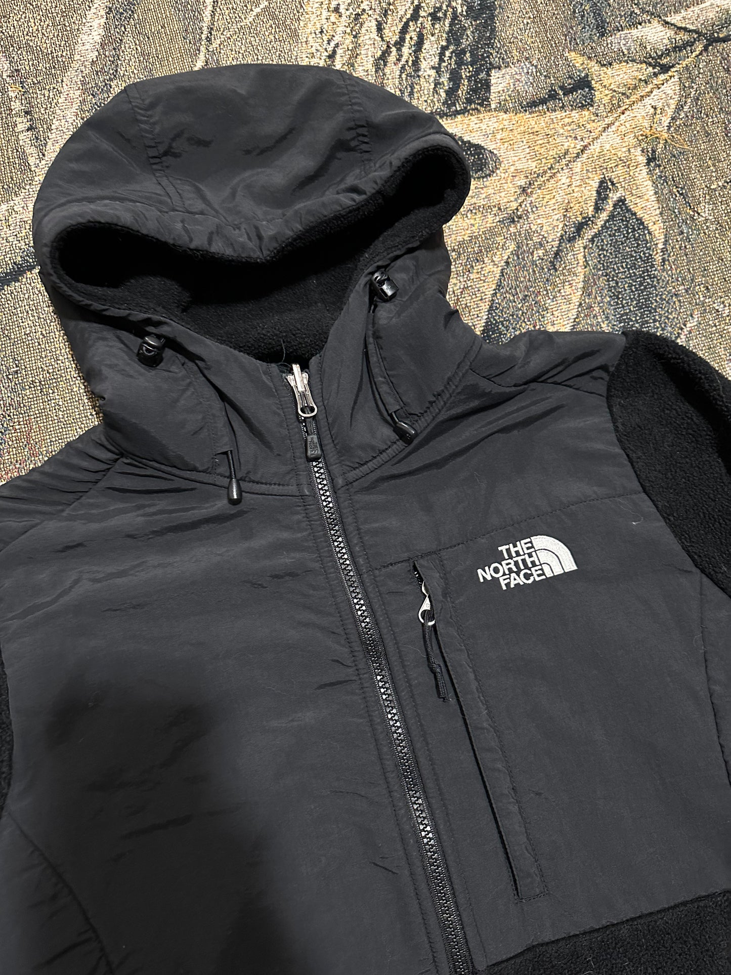 North face fleece Denali with hood