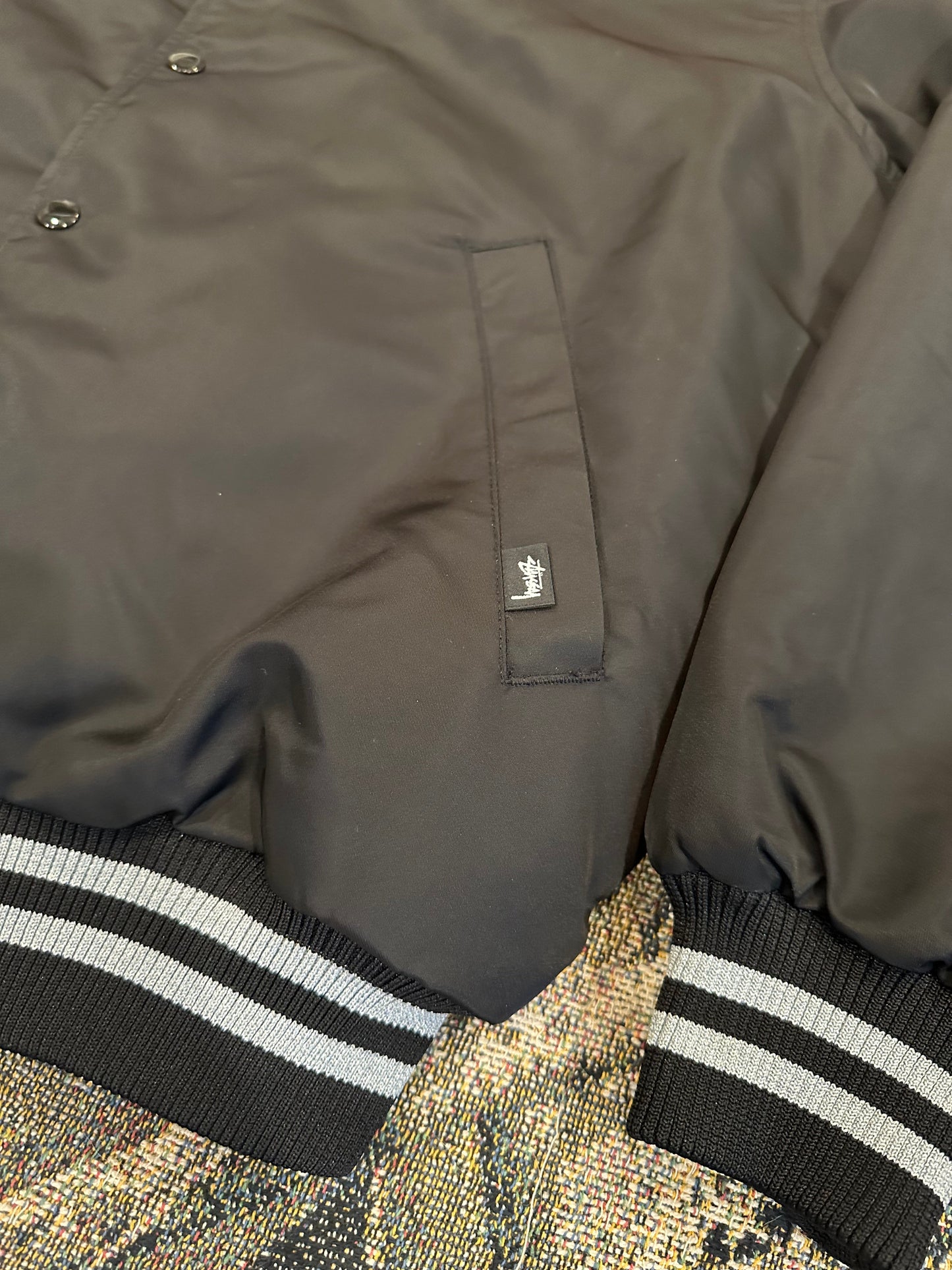 (M) Stussy sequins satin jacket