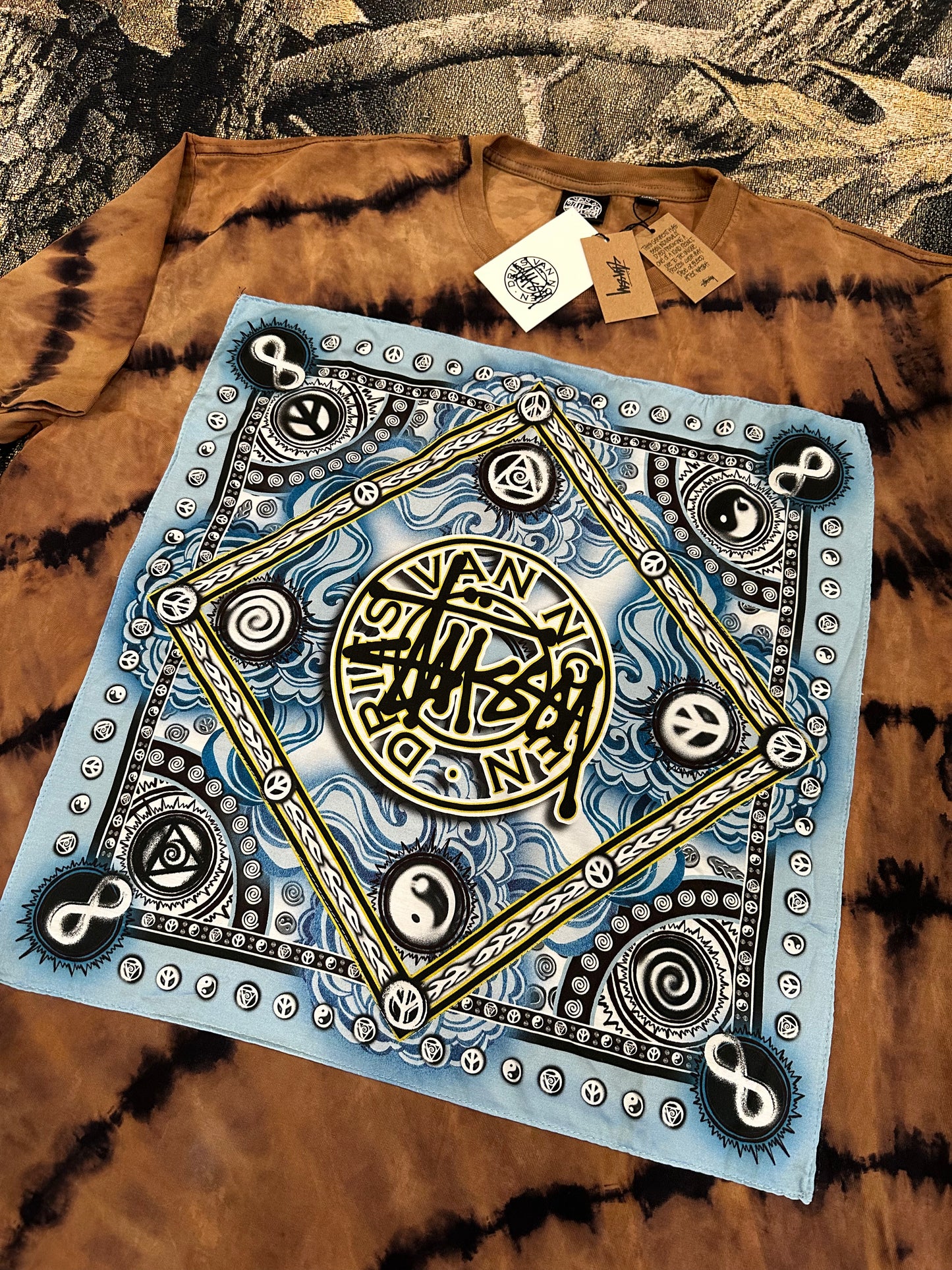 Stussy X Dries Van noten bandana shirt new w/ tags – don't
