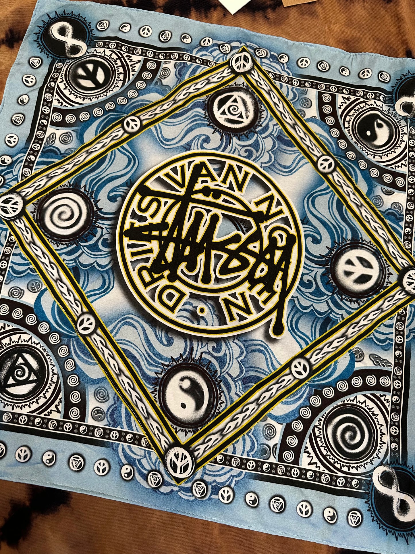 Stussy X Dries Van noten bandana shirt new w/ tags