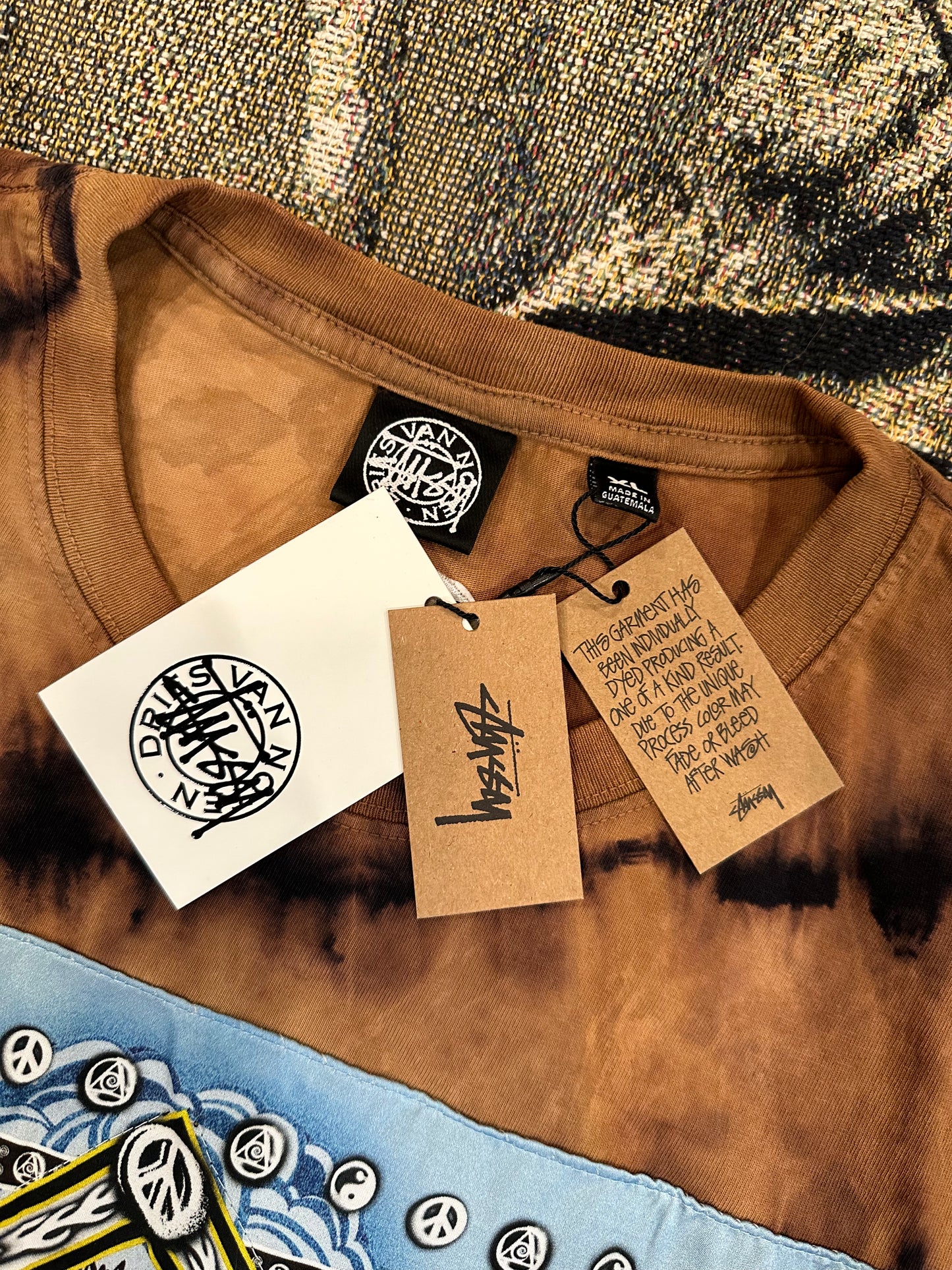★人気★【STUSSY】★Stussy x Dries Van Noten Bandana T-Shirt Buy Stussy x Dries Van Noten Bandana Tee 'Camel' - 3903788