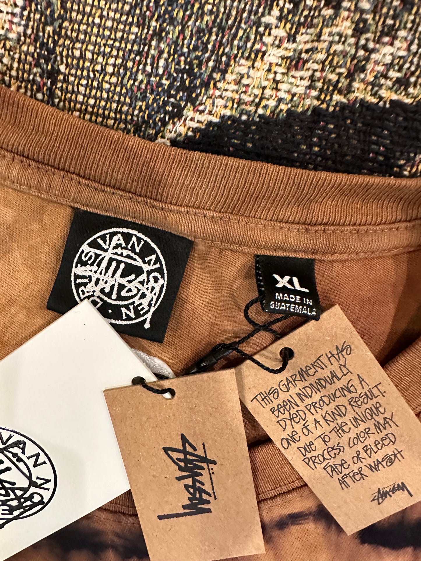 Stussy X Dries Van noten bandana shirt new w/ tags