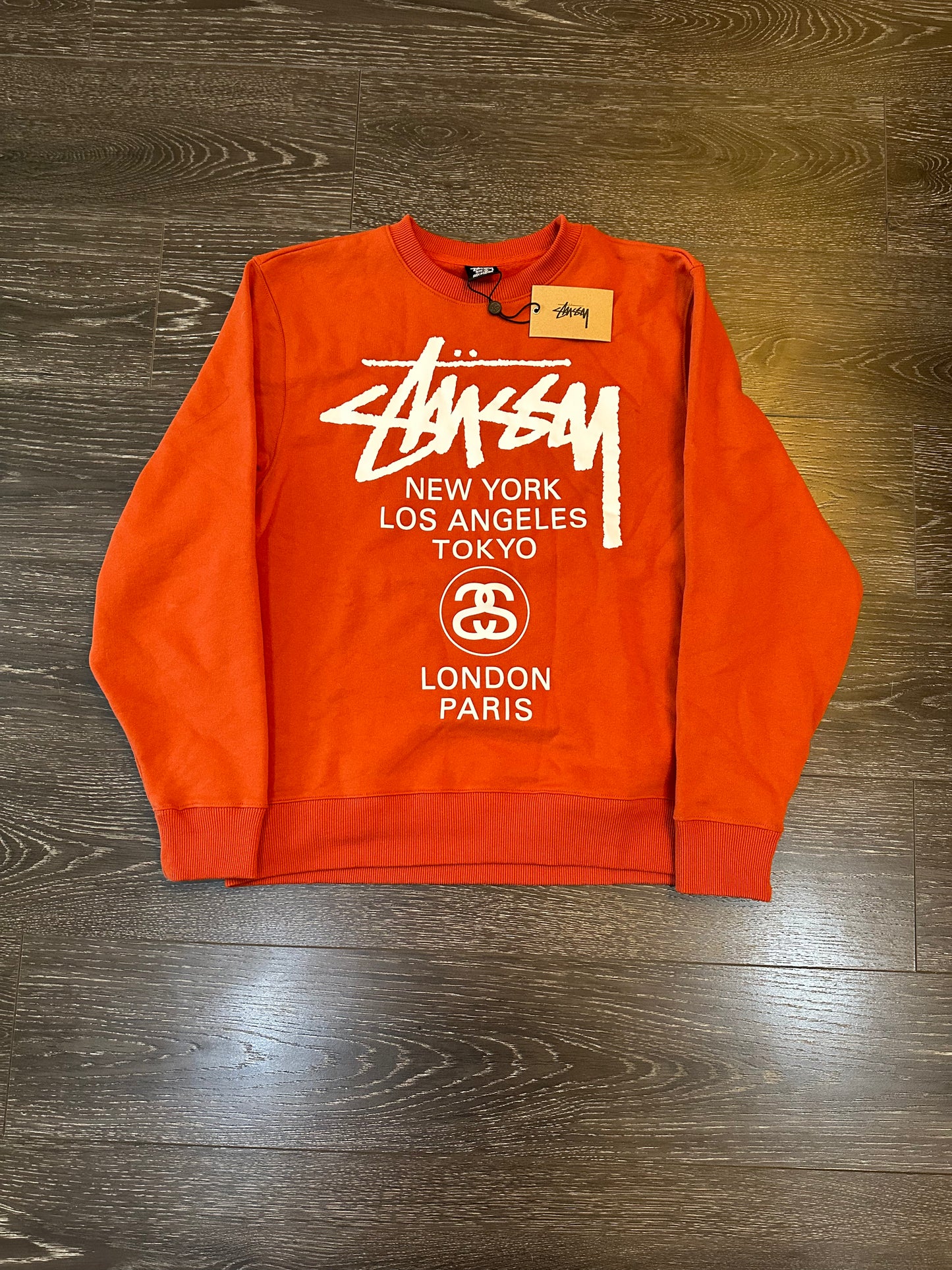 Stussy world tour crew sweatshirt