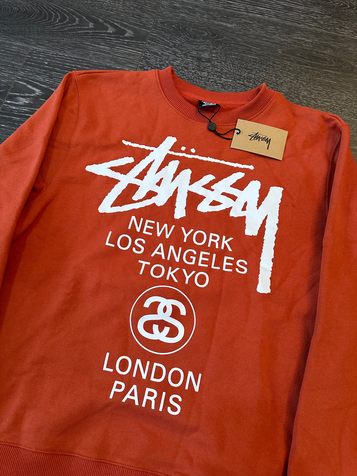 Stussy world tour crew sweatshirt