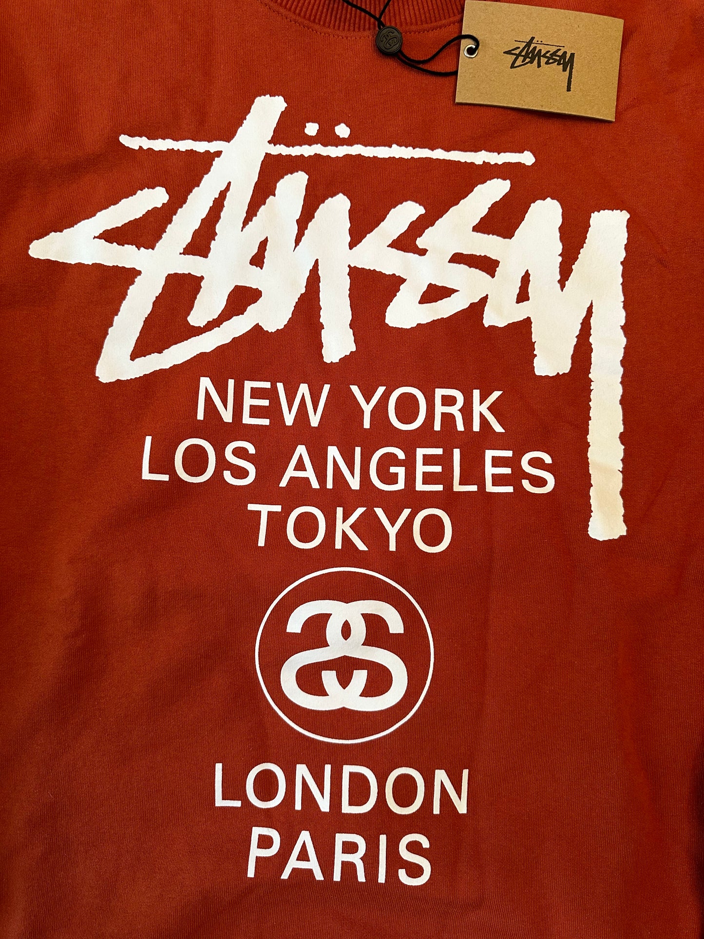 Stussy world tour crew sweatshirt