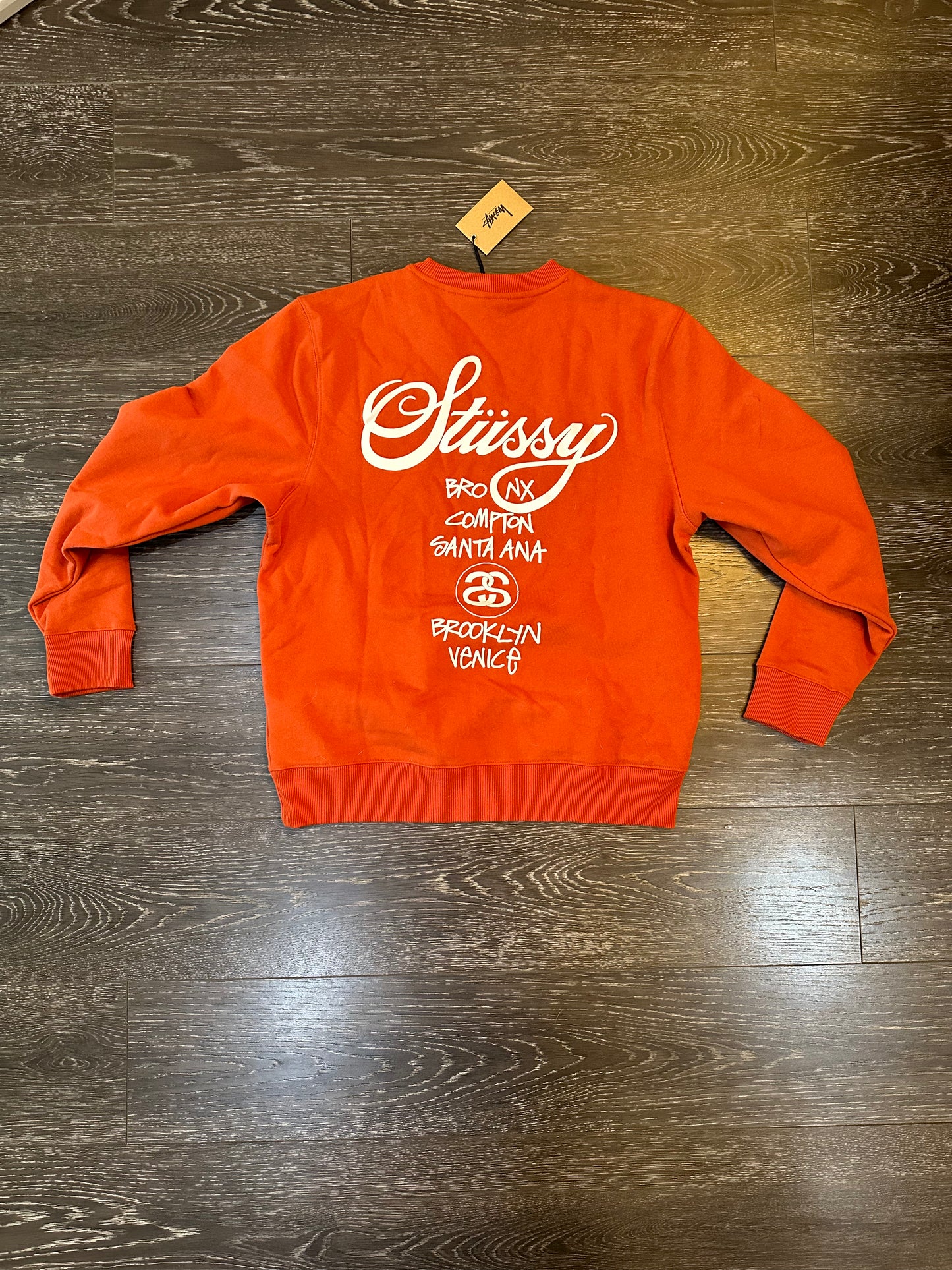 Stussy world tour crew sweatshirt