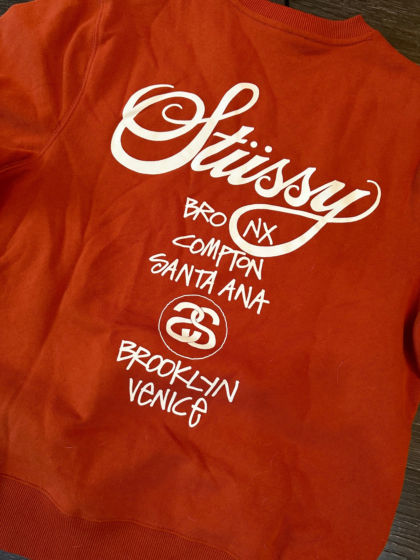 Stussy world tour crew sweatshirt