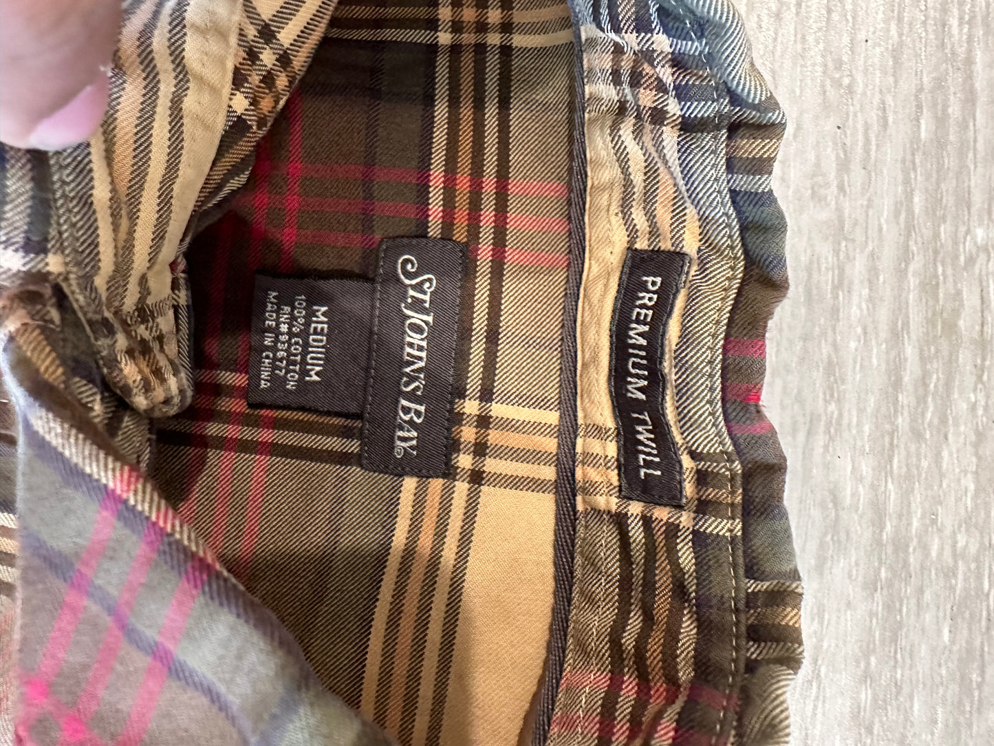 Flannel button up shirt