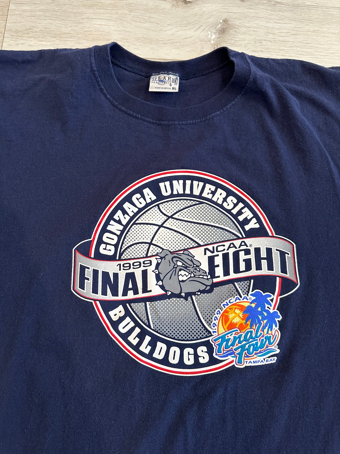 Vintage 1999 Gonzaga bulldogs shirt