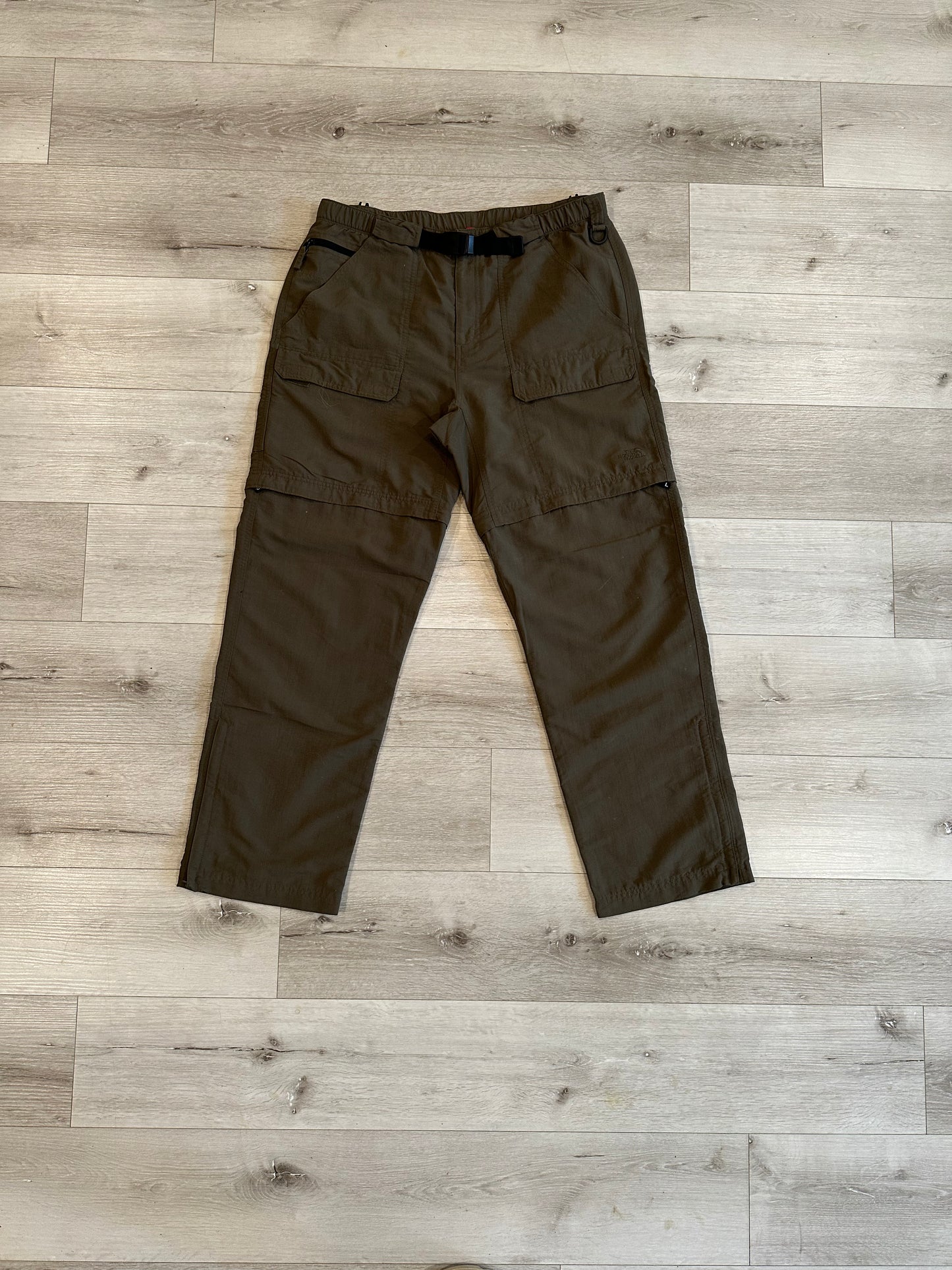 Baggy North face cargo pants (turn into shorts)